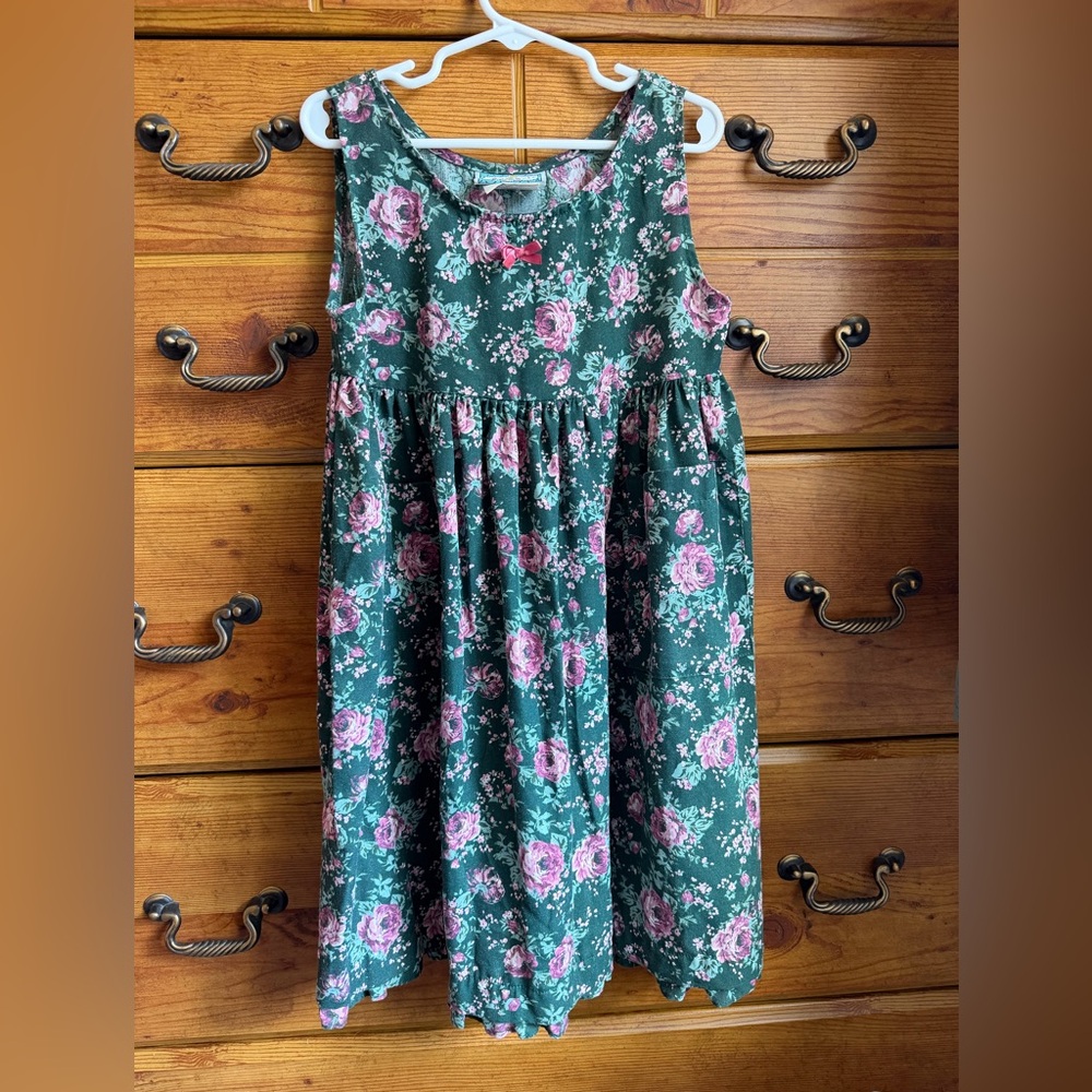 Vintage Kokomo floral dress with pockets size 6x
